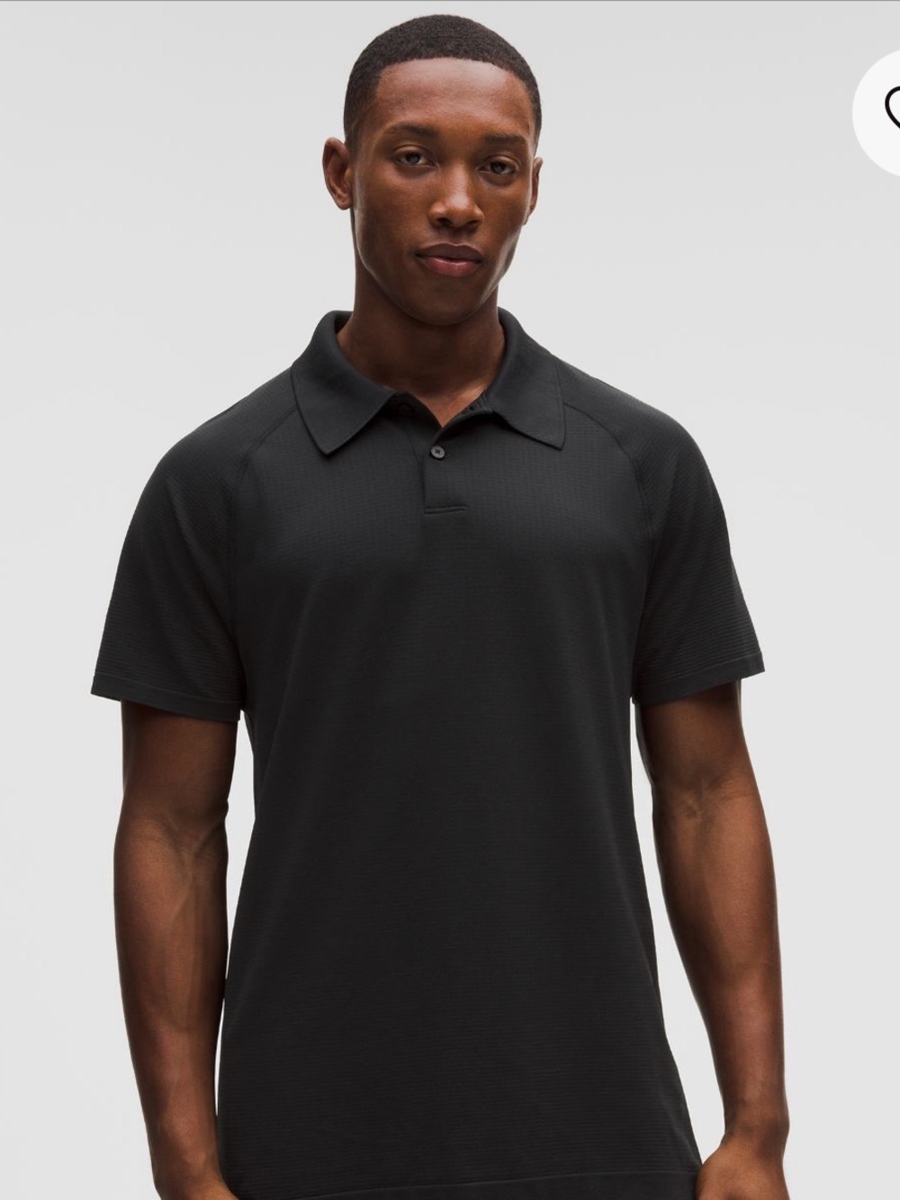 Lululemon Men’s Metal Vent Tech Polo Shirt - Black XL Golf Polo